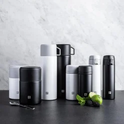 ZWILLING Thermo Thermal Sport Bottle with Infuser (Matte Black)