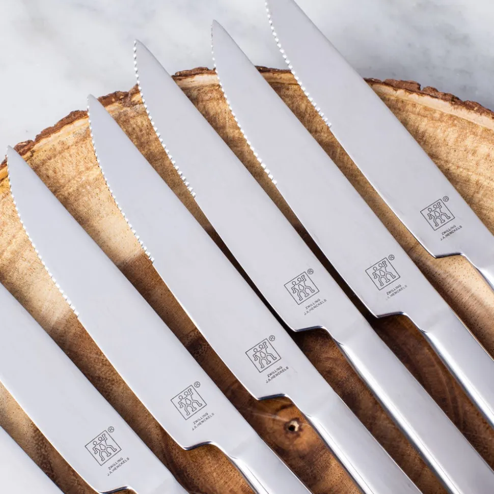 ZWILLING Tradition Block Combo with Bonus Steak Knives (Charcoal)