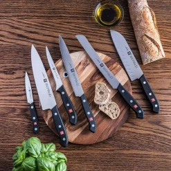 ZWILLING Tradition 7" Santoku Knife with Granton Edge
