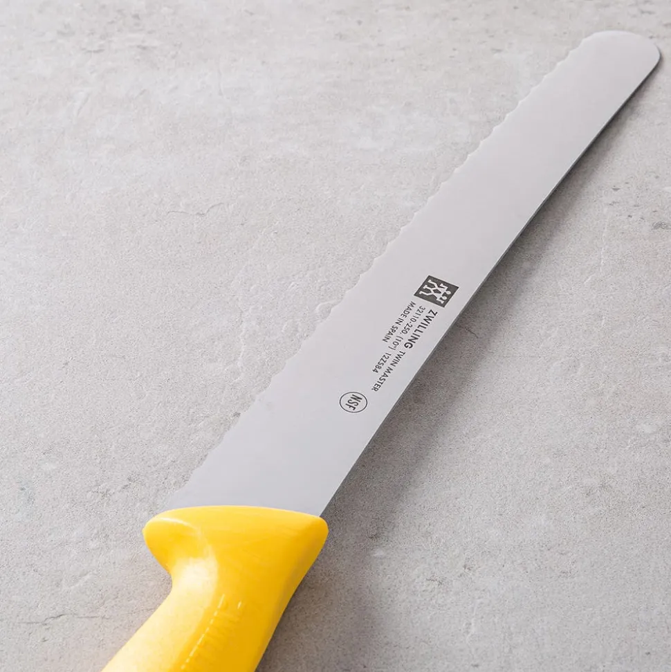 ZWILLING Twin Master 9.5" Bread-Pastry Knife Serrated (Yellow)
