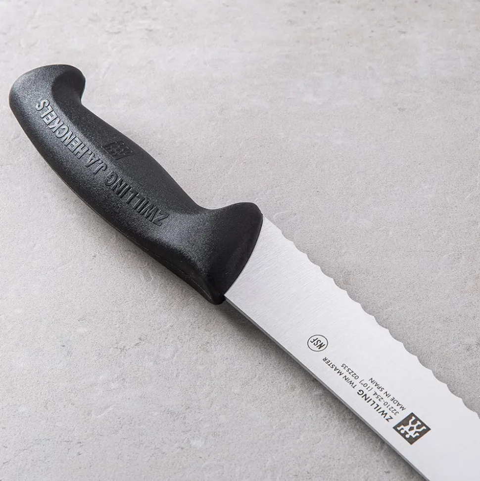 ZWILLING Twin Master 9.5" Bread-Pastry Knife Serrated (Black)