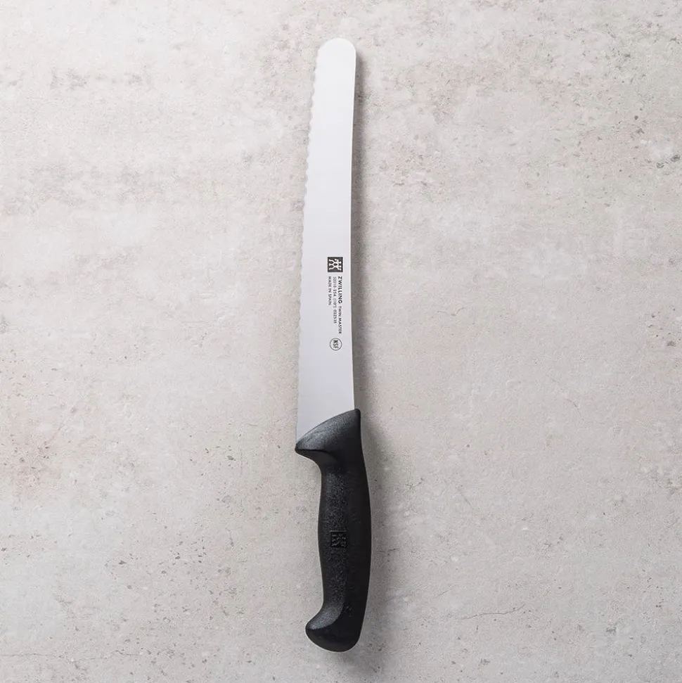 ZWILLING Twin Master 9.5" Bread-Pastry Knife Serrated (Black)