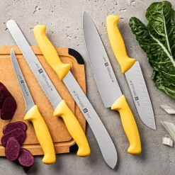 ZWILLING Twin Master 9.5" Carving-Slicing Knife Serrated (Yellow)