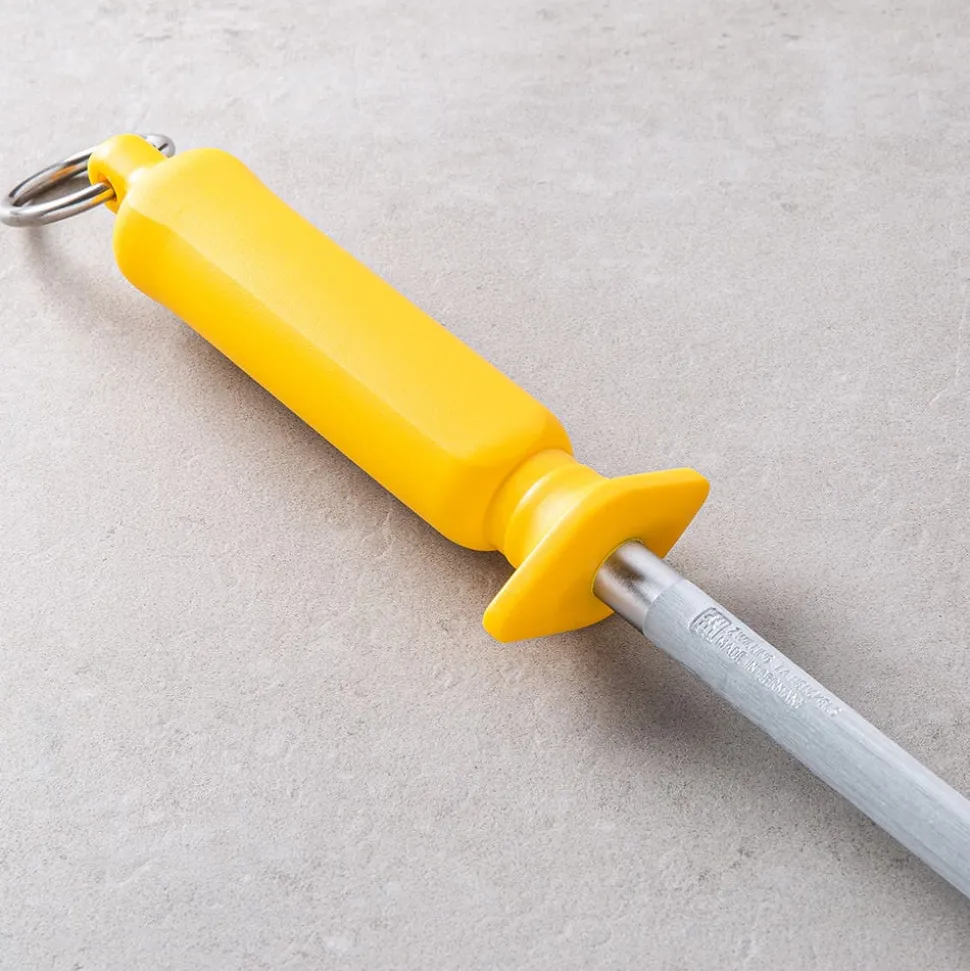 ZWILLING Twin Master 10" Sharpening Steel (Yellow)