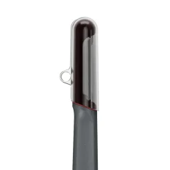 Zyliss Effortless 'Soft Skin' Serrated Swivel Peeler (Black/Red)